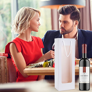 लक्ज़री क्राफ्ट पेपर वाइन पैकेजिंग बॉक्स भूरा रंग पर्यावरण टिकाऊ पेपर 2