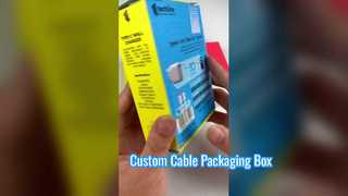 कस्टम यूएसबी सी केबल पैकेजिंग बॉक्स