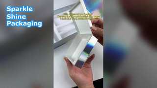 लक्जरी होलोग्राफिक आभूषण बॉक्स कस्टम पैकेजिंग