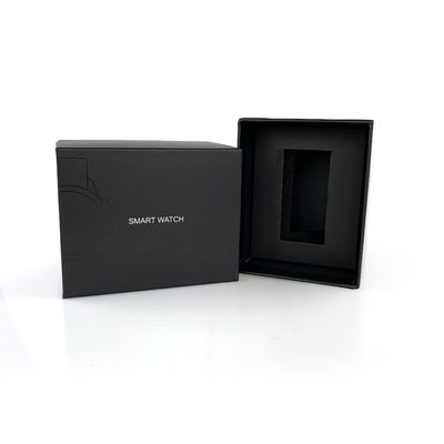 प्रीमियम कस्टम लोगो प्रिंट स्पॉट यूवी कठोर घड़ी बॉक्स उपहार पैकेजिंग बॉक्स के साथ ईवा ट्रे के लिए स्मार्ट घड़ी