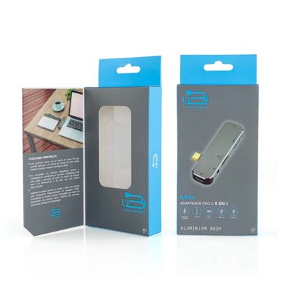 Custom Logo Foldable boxes for products Memory packaging boxes Electronics cardboard paper packaging boxes with PVC/PET Window