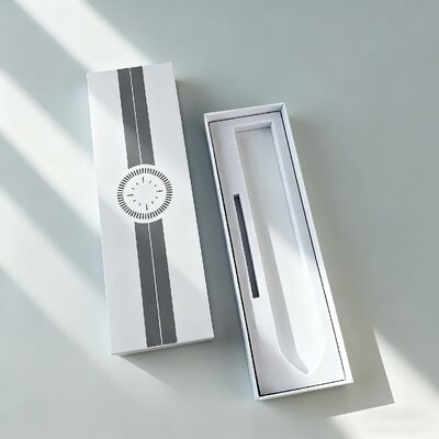Customizable White Rigid Cardboard Box for watches boxes With EVA Insert Smart Watch band strap packaging boxes in stock
